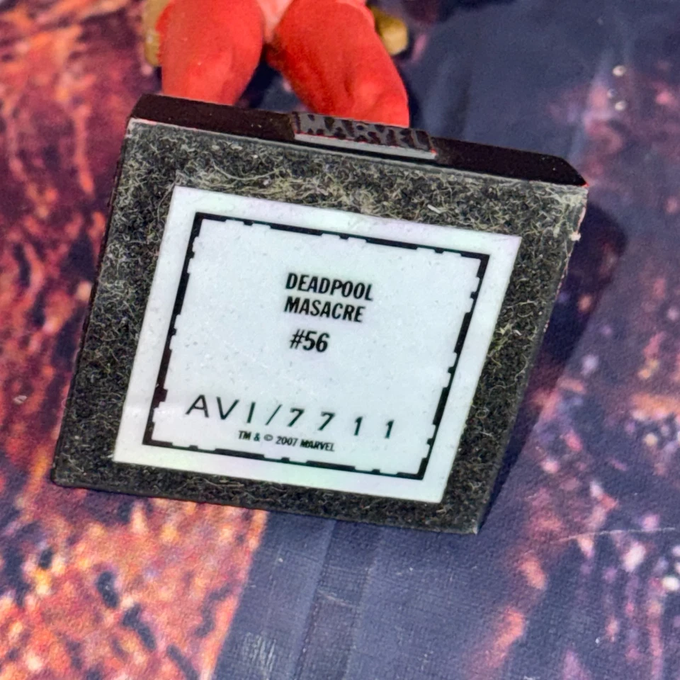 Estatua coleccionable fundido a presión Eaglemoss 2007 Marvel Deadpool #56 LEER Foto 3 de 4