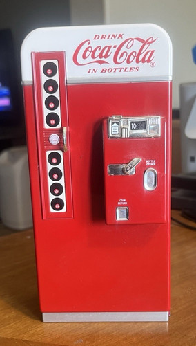 Coca-Cola Vending Machine Coin Bank - 1995