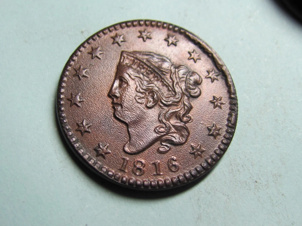1816 Year Coronet Head US Large Cents (1816-1839) for sale | eBay