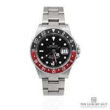 Rolex GMT-Master II ‘Coke’ 16710 - 1997, With Box Stainless Steel 40mm Black ...