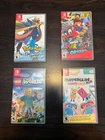 Nintendo Switch Game Bundle - Pokémon Sword, Mario Odyssey, LEGO Worlds, Snipper