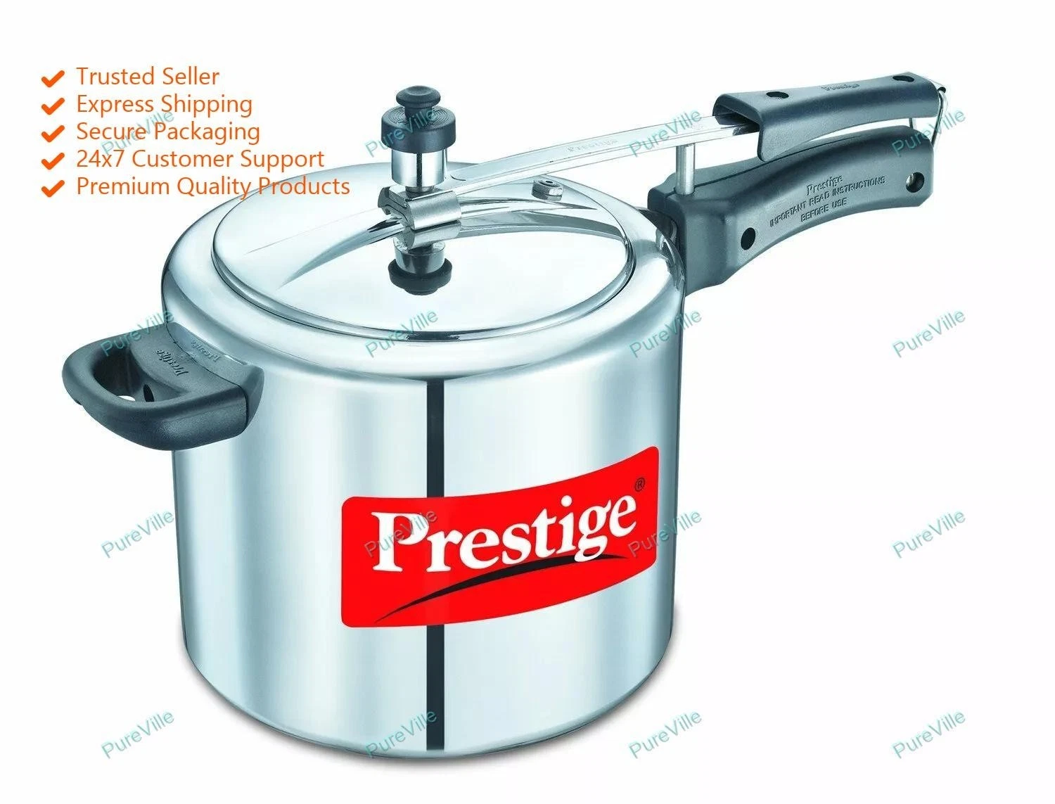 Prestige Nakshatra Aluminium Pressure Cooker 6.5 Litres