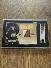 2005-06 Fleer Ultra Rookie Uniformity Jersey Patch 3clr.- Alex Ovechkin SGC 8!🔥