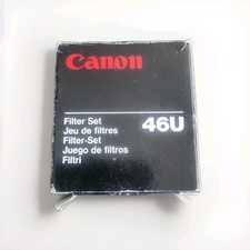 Canon FS46U 46mm Filter Set 3 Filters Camcorder Camera, UV ND Circular PL Case
