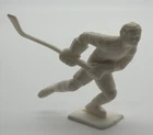 Hockey Player Marx Sports Plastic Figure Miniature Athlete Dime Store, WHITE