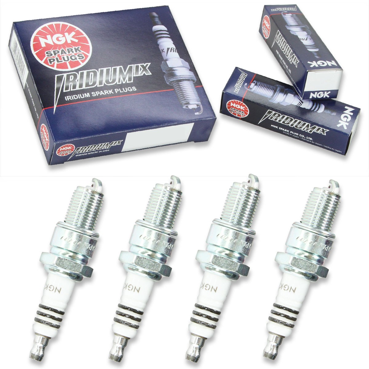 4pcs 01-04 Polaris 600 PRO X NGK Iridium IX Spark Plugs 599cc 36ci tc