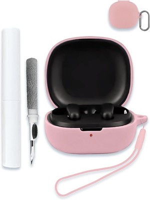 Soft Silicone Protective Case Cover for Anker Soundcore P20i, Pink