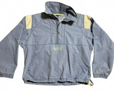 Vintage 90s Ocean-Pacific OP Anorak Medium Extra Baggy Cropped Pullover Surfer