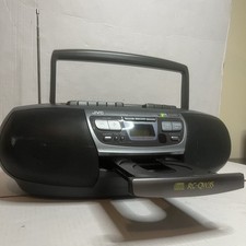 JVC RC-QW350 Portable CD System Boombox AM/FM Radio Cassette Stereo - TESTED 