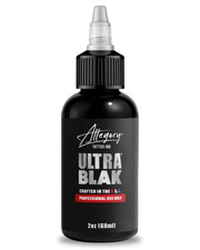 Ultra Blak, Premium Black Tattoo Ink, Perfect for Lining and Shading Made in USA