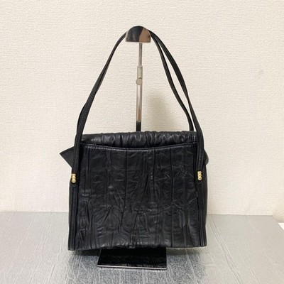 バッグ hanama HAMANO handbag tote bag in black leather USED From Japan | eBay