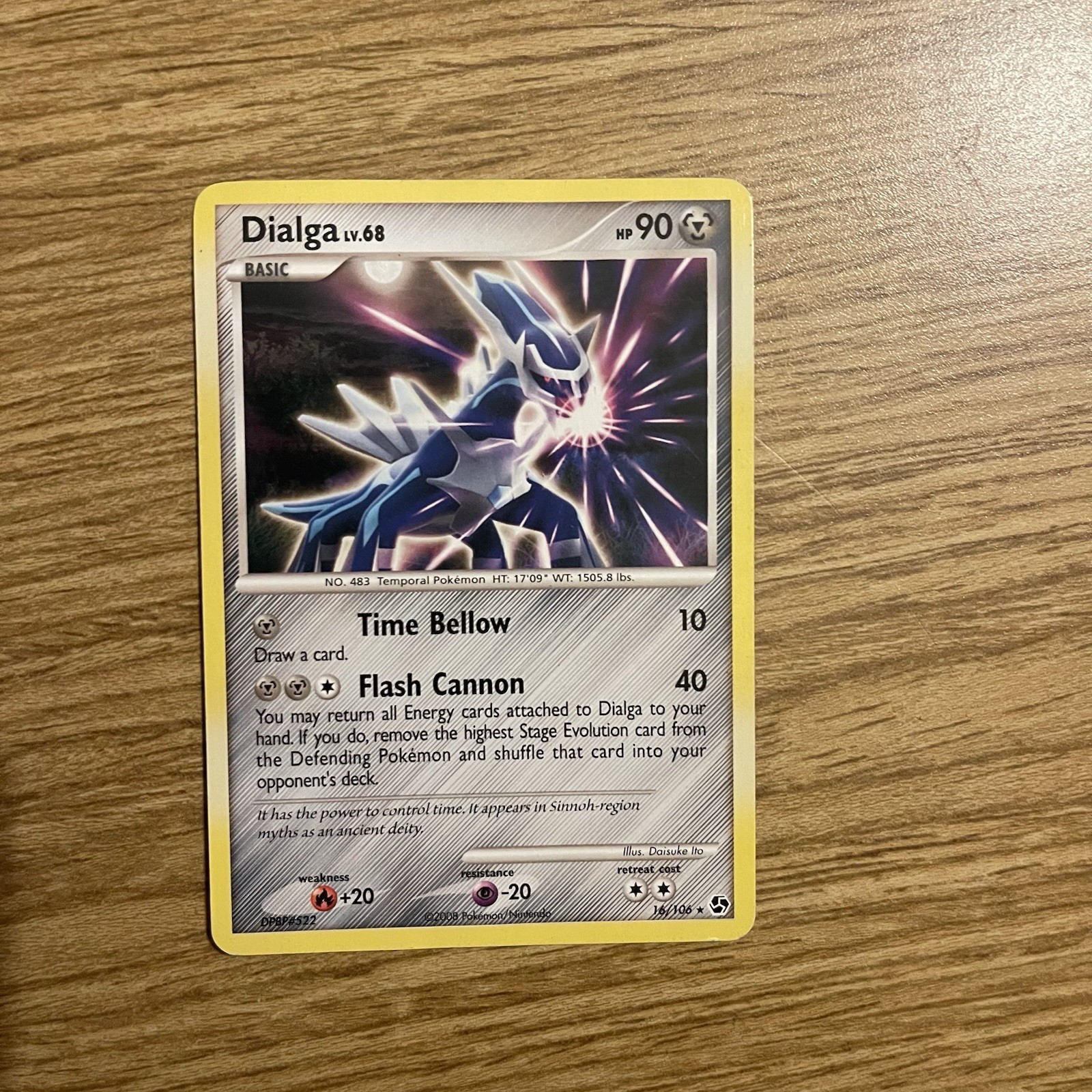 Pokémon TCG Dialga Great Encounters 16 Regular Rare