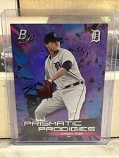 2019 BP - Prismatic Prodigies Casey Mize #PPP-27 Purple Refractor /250 (RC)