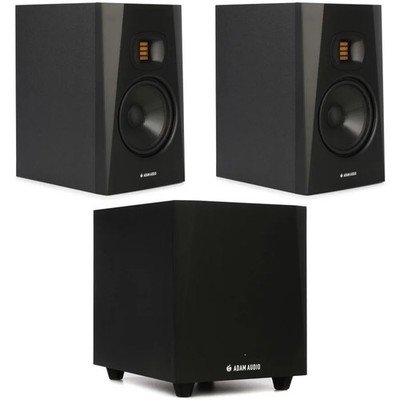 ADAM Audio T7V 7 inch Powered Studio Monitor Pair with T10S 10 inch Powered