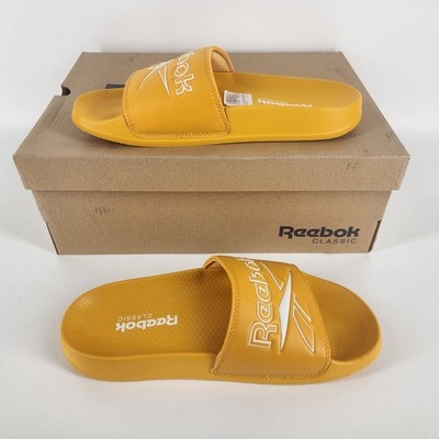 Reebok Classic Slide DV4911 Gold White Sandals Unisex US 5 NEW