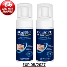 OCuSOFT Lid Scrub Original Foaming Eyelid Cleanser 7.25 Ounces, 215 Milliters