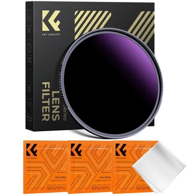 Filtre Solaire ND1000000 72 mm pour Éclipse Solaire avec 20 Diaphragmes - Photo 1/4