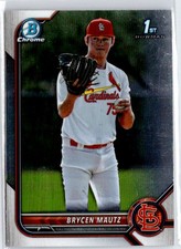 2022 Bowman Draft #BDC-124 Brycen Mautz Chrome