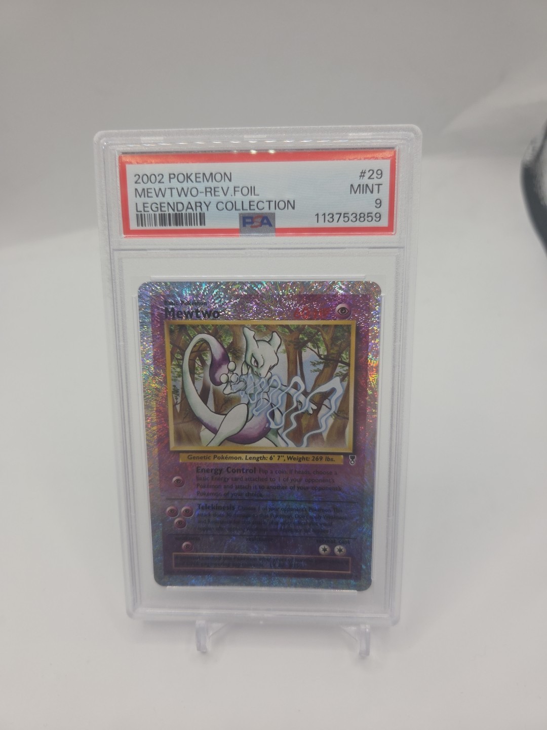 Mewtwo 29/110 Legendary Collection Reverse Holo PSA 9