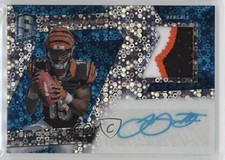 2017 Panini Spectra Aspiring Neon Blue Prizm 5/20 John Ross III Patch Auto n8a
