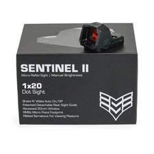 Swampfox Sentinel II 1x20mm 3 MOA Micro Reflex Sight Red Dot For RMSc