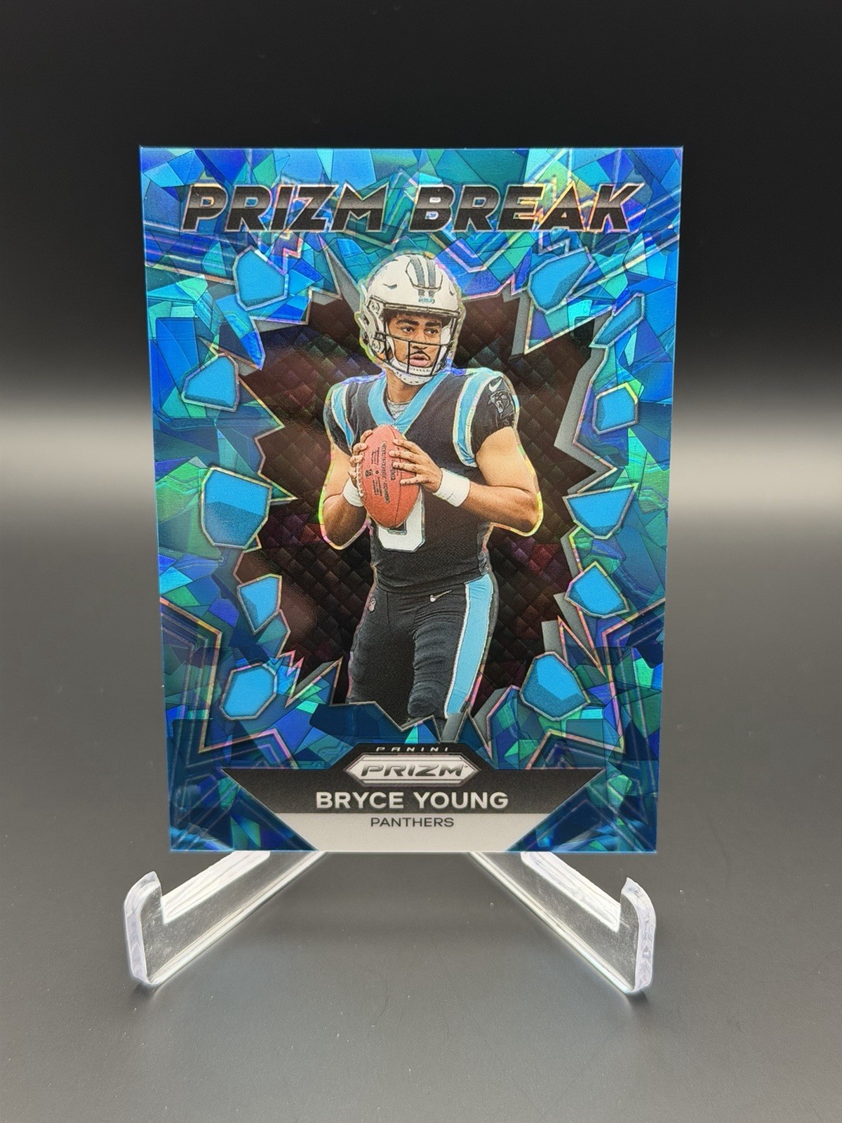 2023 Panini Prizm - Prizm Break Bryce Young #PB-3 Blue Ice Prizm /99