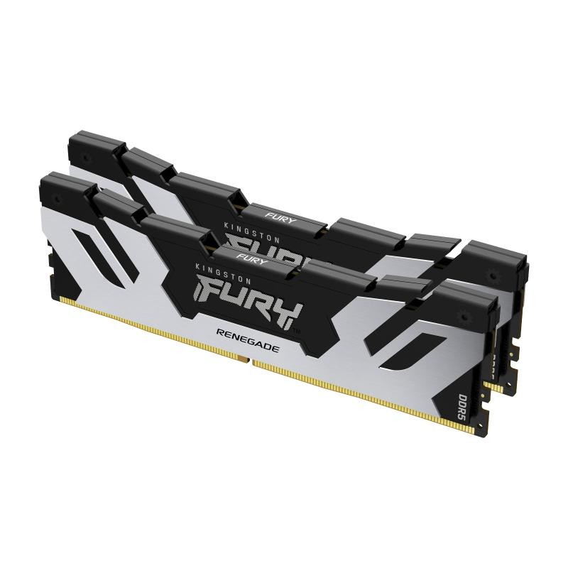 Kingston Technology FURY 96GB 6400MT/s DDR5 CL32 DIMM (Kit of 2) Renegade Silver