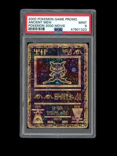 Pokemon PSA 9 MINT 2000 Ancient Mew Movie Promo Holo Card