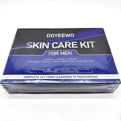 Doyeewo Skin Care For Men (Complete Set Kit From Cleansing To Moisturizing)