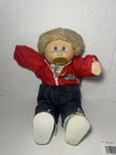 Vintage Cabbage Patch Kids Doll With Pacifier, Blue Eyes, Zip Up Jacket, Shoes
