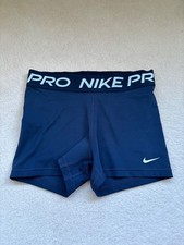Nike blue sports shorts, size M, UK size 12-14, good condition.