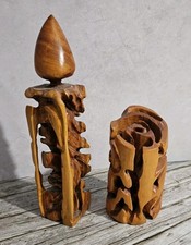 Artisan Crafted Handcarved Wooden Statues