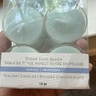 Ashland Sugar Sand Beach Scented Spring Tealight Candles 12 Pack Light Blue — photo 3