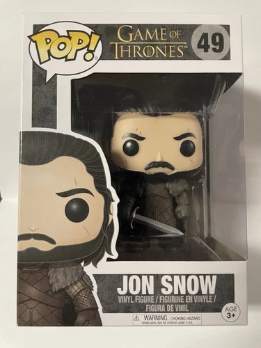 Funko Pop! Game of Thrones Jon Snow #49 2017 W/Pop Protector