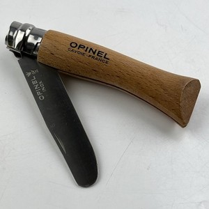 Opinel INOX No7 Knife and Beechwood Handle 7-inch Made in France 1970’s