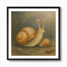 Default A Whimsical Illustration Of Framed Wall Art Poster Canvas Print Picture