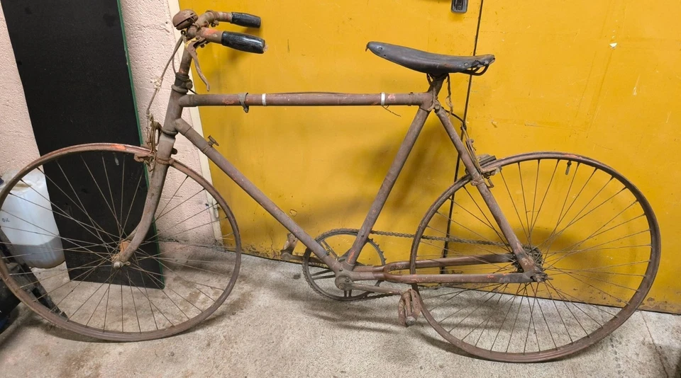 # ancien vélo 1 dents / 2 années 1900 05 collection eroica : tres gros pedalier - Photo 2/4