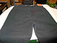 VINTAGE womens LEVIS 550 RELAXED BOOT STRETCH BLACK jeans 18 M (35 x 31)   NWOT