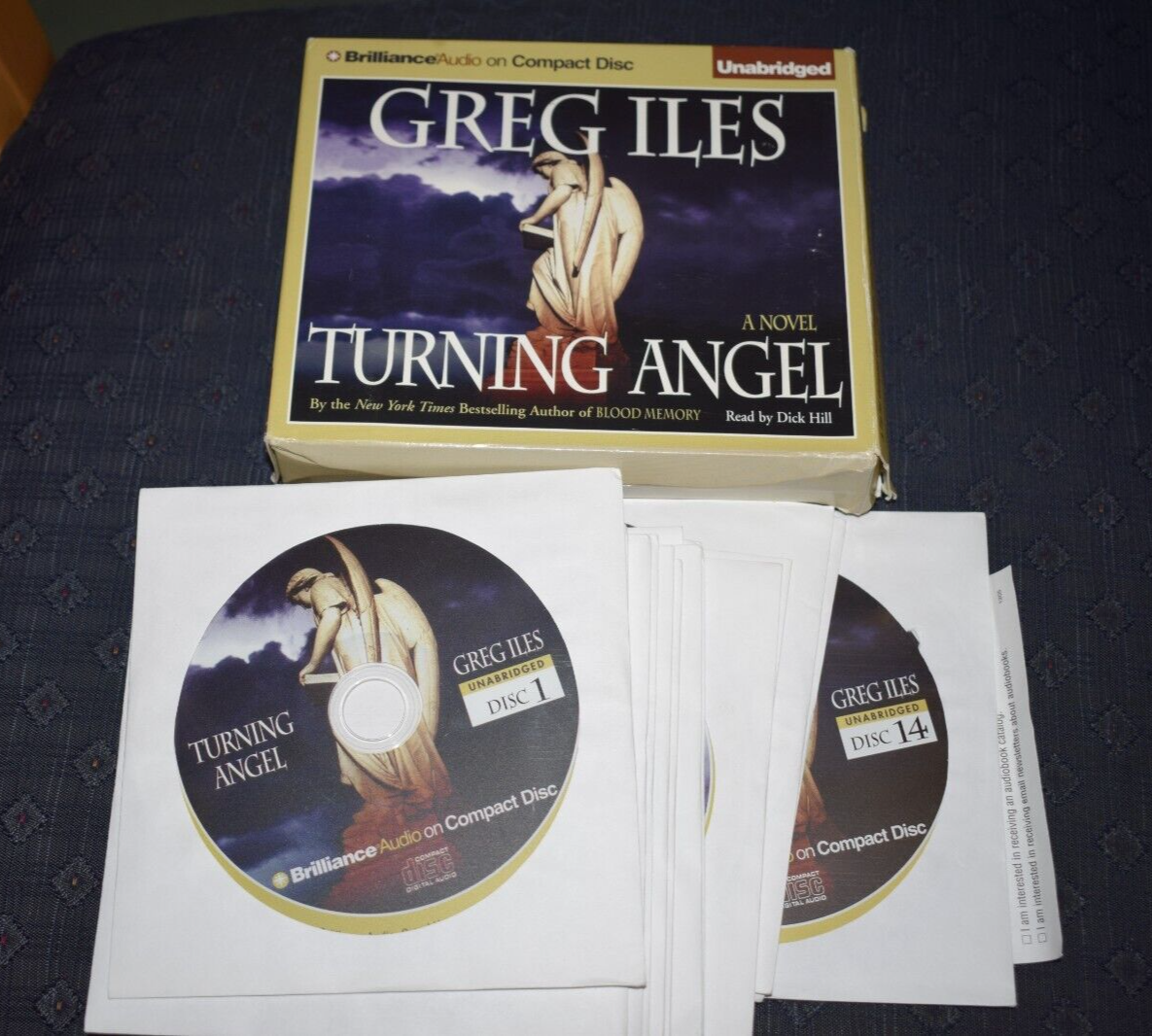 GREG ILES AUDIO BOOK TURNING ANGEL UNABRIDGED 14 CDs AUDIOBOOK