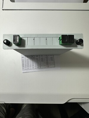 SPLITTER SC APC 1X2 CASSETTE FIBER OPTICAL BOX SINGLEMODE. US SHIPPING.