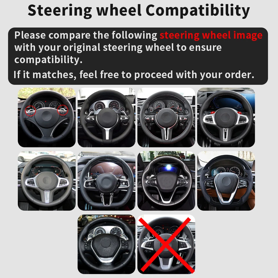 Palanca de cambios magnética de volante de fibra de carbono real para BMW F10 F30 G20 G30 Foto 4 de 4