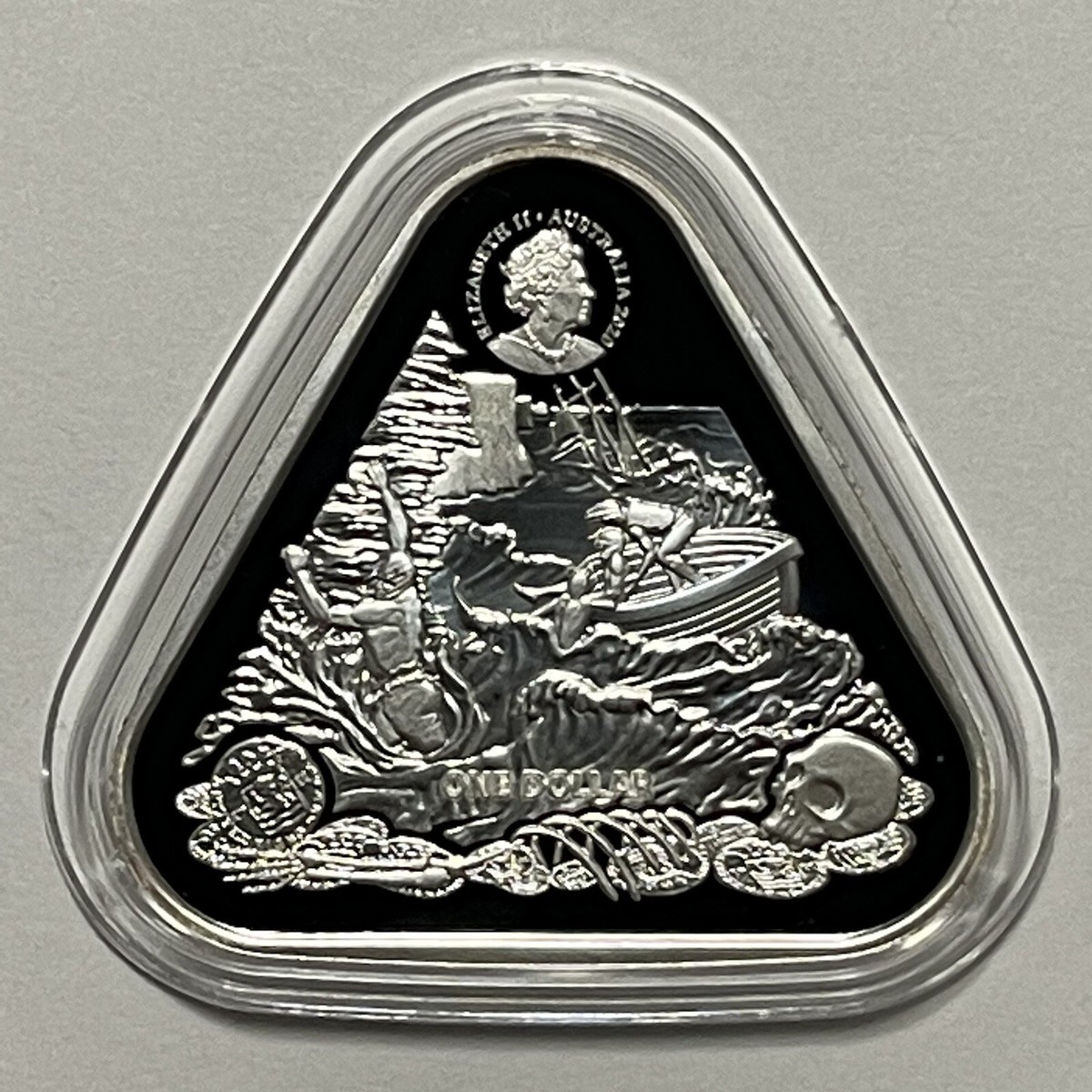 Zutydorp Ship 1712 Shipwreck Triangle Rare Coin 1 Troy Oz