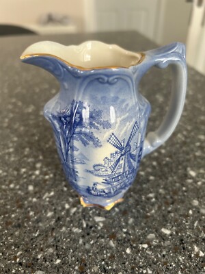 Vintage Palissy Royal Worcester Royal Collection Windmühle Kanne 11 cm Sammlerstück