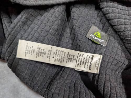 Chaqueta Patagonia De Colección Para Hombre XLarge Negra R1 Vellón Media Cremallera Polartec XL - Imagen 7 de 9
