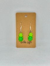 Handmade Woman Dangle Earring Cute Turtle Charm Gift Black Friday Hypoallergenic