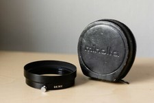 Minolta D57KE Metal Lens Hood for Minolta-Rokkor-PF 58mm f/1.4 Lens in Leather C