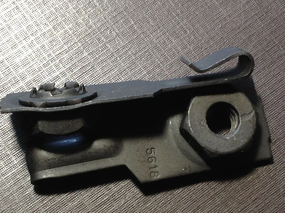 2 pcs NORS stabilizer bracket 5/16-18 nuts 1965-1972 Ford Galaxie LTD 379913-S - Image 4 of 4