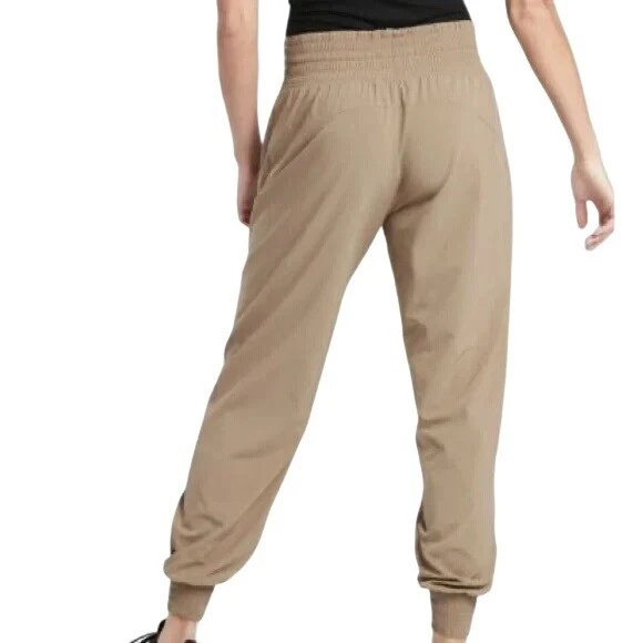 athleta brownstone beige camden athletic jogger pants