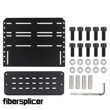 Simplayer Aluminum Alloy Sim Racing Pedal Mounting Plate (Top Plate+Base Plate)