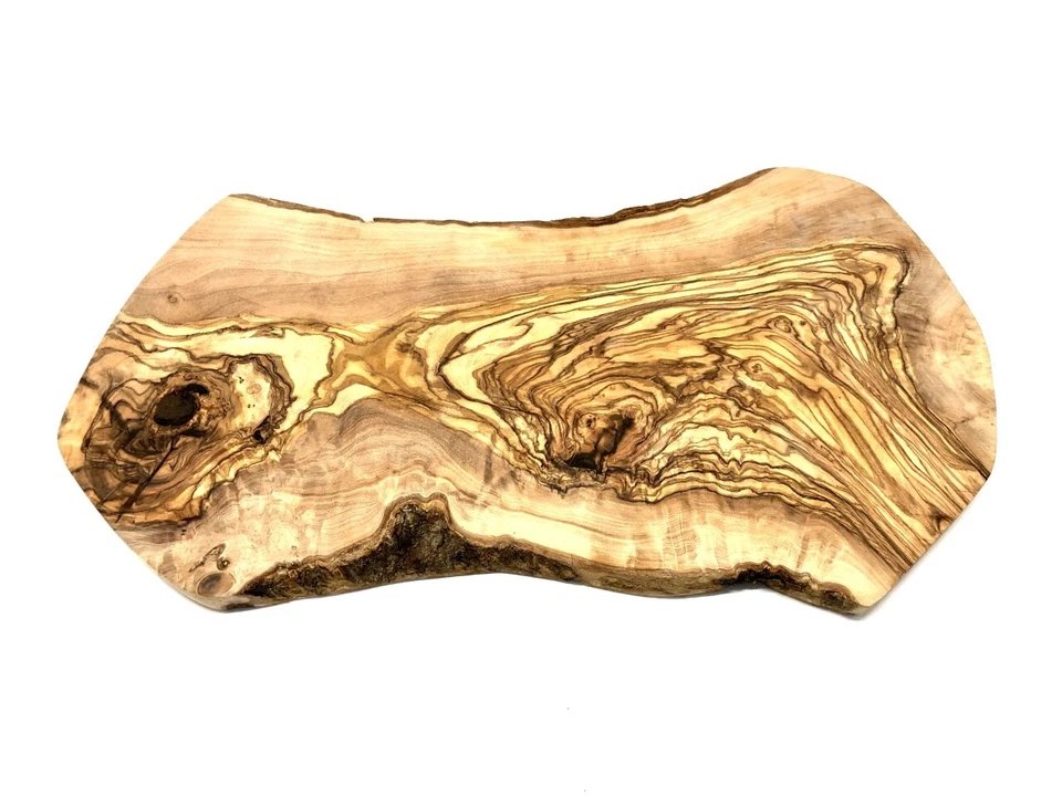 D.O.M. Schneidebrett RUSTIKAL aus Olivenholz, 6 Größen, Gravur möglich - Bild 4 von 4